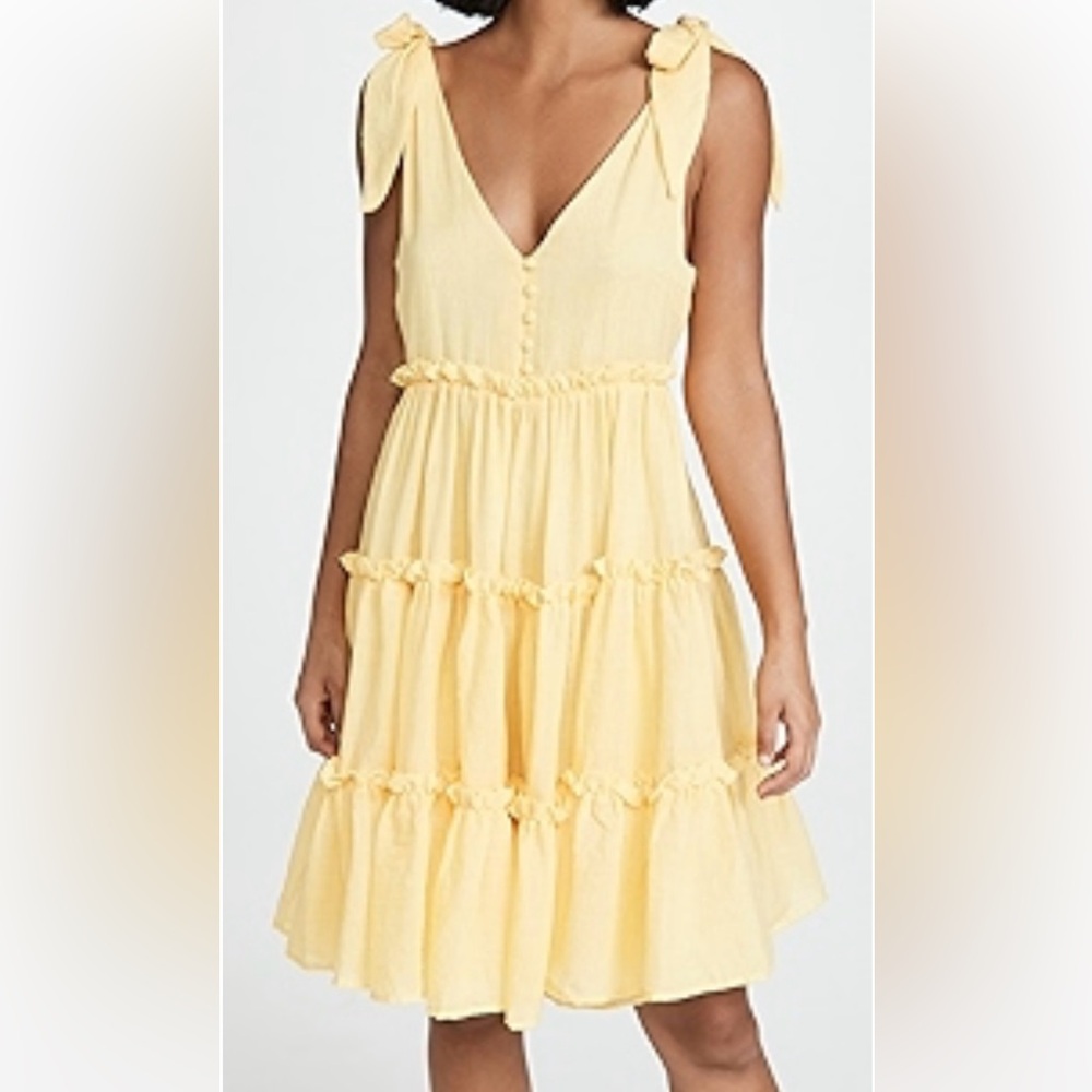 English Factory
Tie Shoulder Mini Dress Size:L. material New with tags